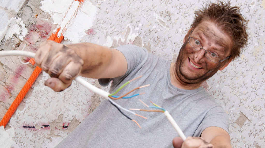 NOT SO BRIGHT SPARK: One reader told us of an electrician whose work was literally shocking. NOT SO BRIGHT SPARK: One reader told us of an electrician whose work was literally shocking.